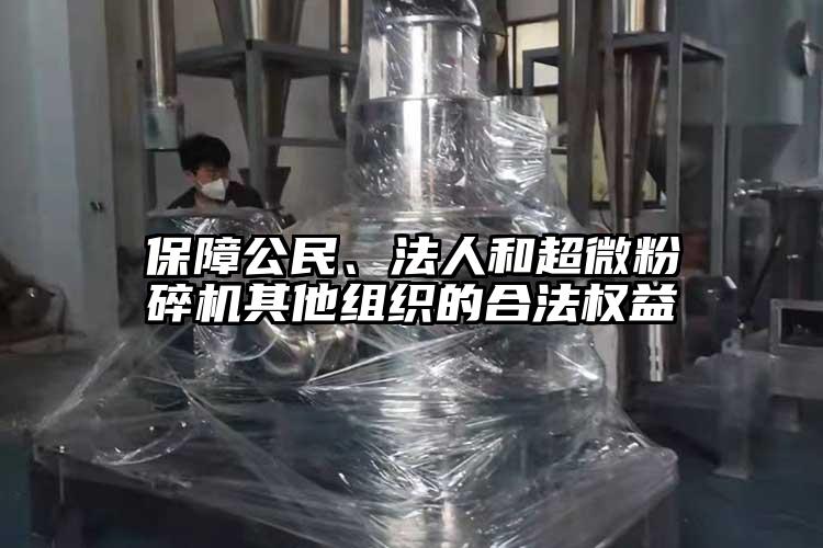 保障公民、法人和香蕉视频网站免费观视频其他组织的合法权益