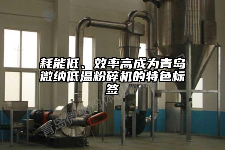 耗能低、效率高成为青岛香蕉视频黄色APP低温粉碎机的特色标签